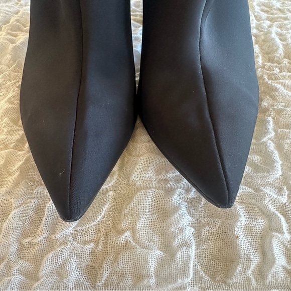 Jeffrey Campbell Siren Bootie Black Neoprene Pointed Toe Heel Booties 7 - Picture 13 of 13